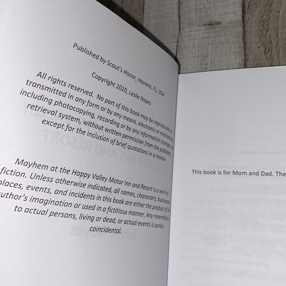 Mayhem at the Happy Valley  Inn and Resort book - Picture 4 of 9